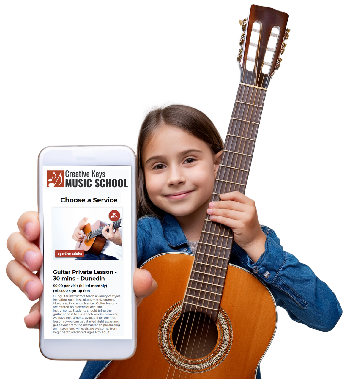 sign up for music lessons online